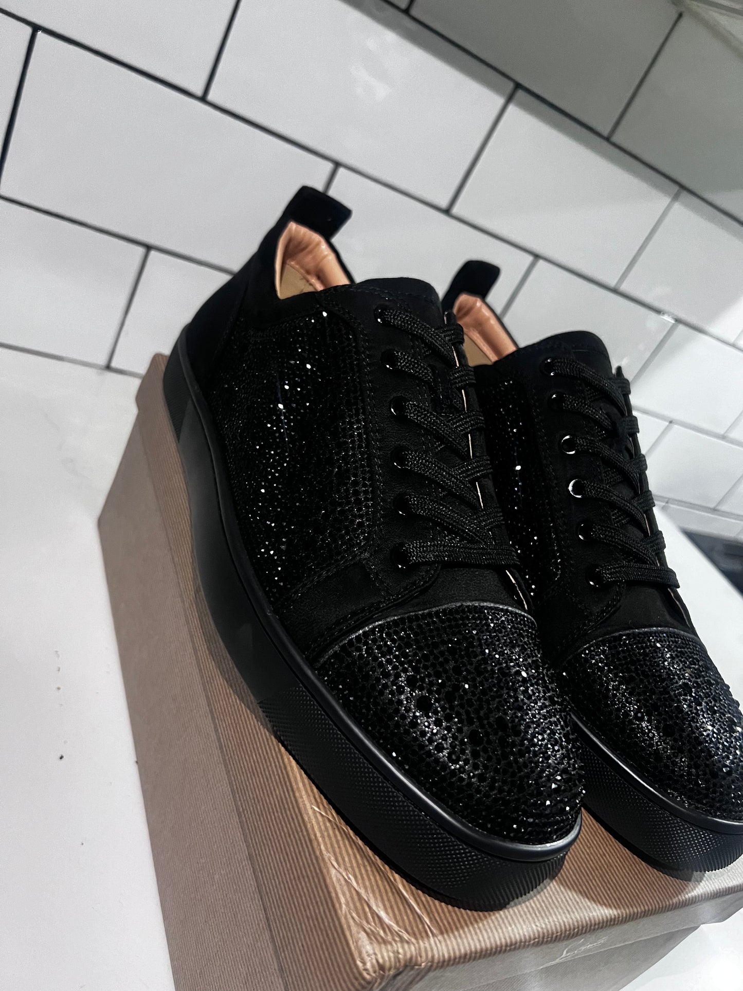 Black sparkles