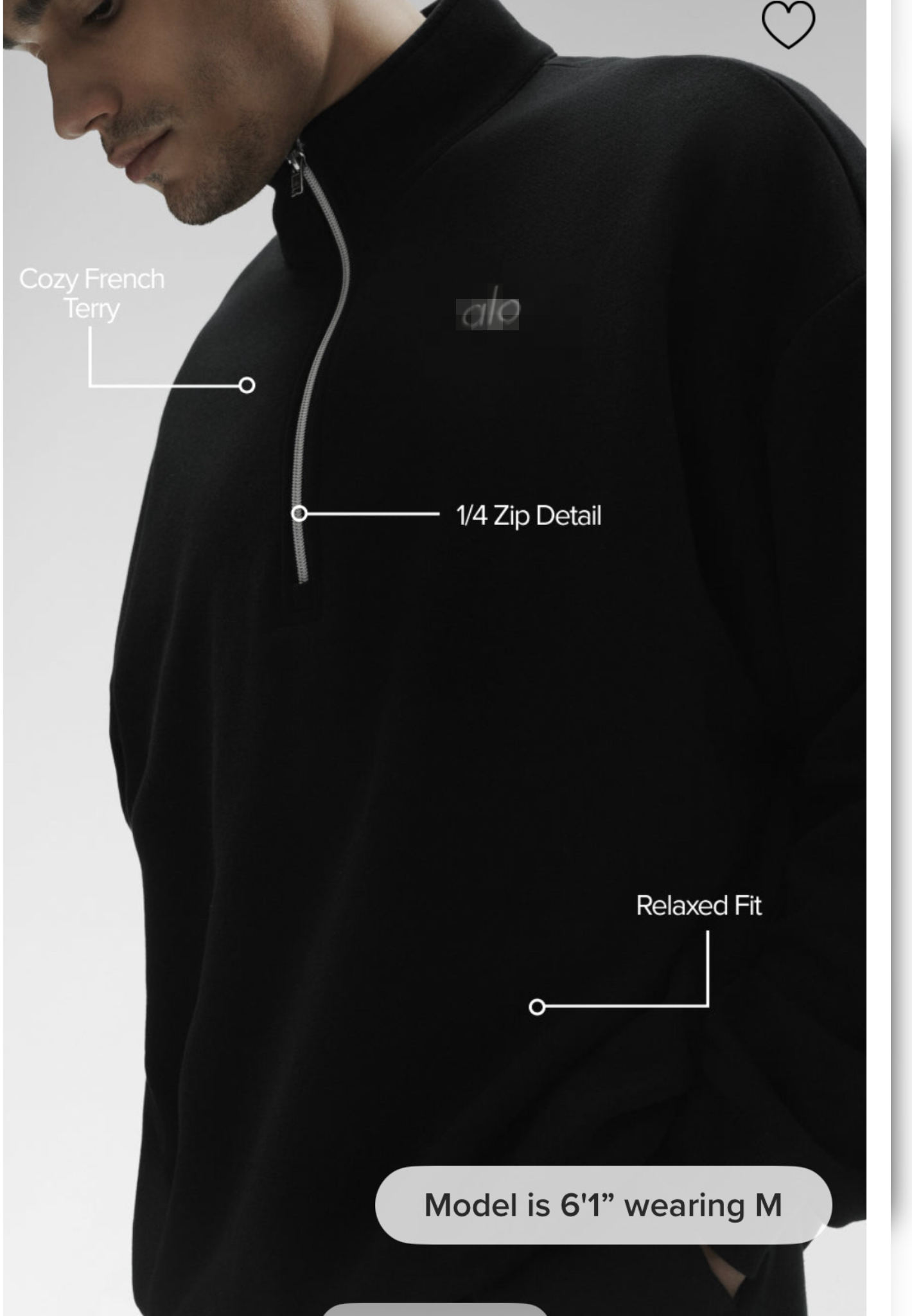 @llo quarter zip up
